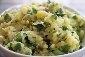 gekochte Rüben mit Kräutern zum Verfeinern